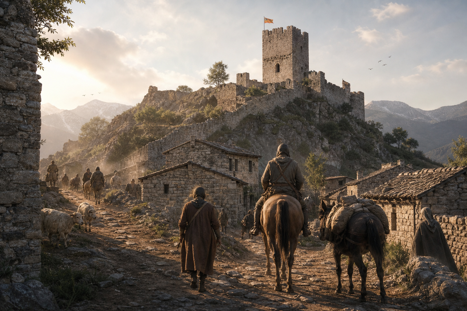 Castell medieval de Gósol, segles X-XI